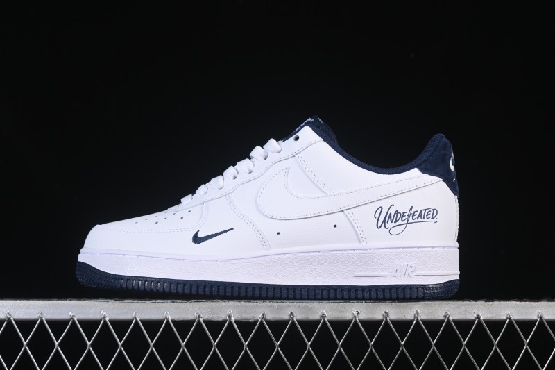 Nike Air Force 1'07 Low White Blue Casual Sneakers - ZH0316-119