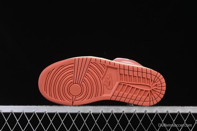 Nike Air Jordan 1 Mid AJ1 Orange Sunshine - DQ8426-180