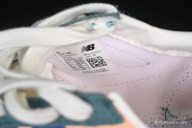 New Balance 471 Series Fabric and Leather Casual Lifestyle Shoes - U471AE