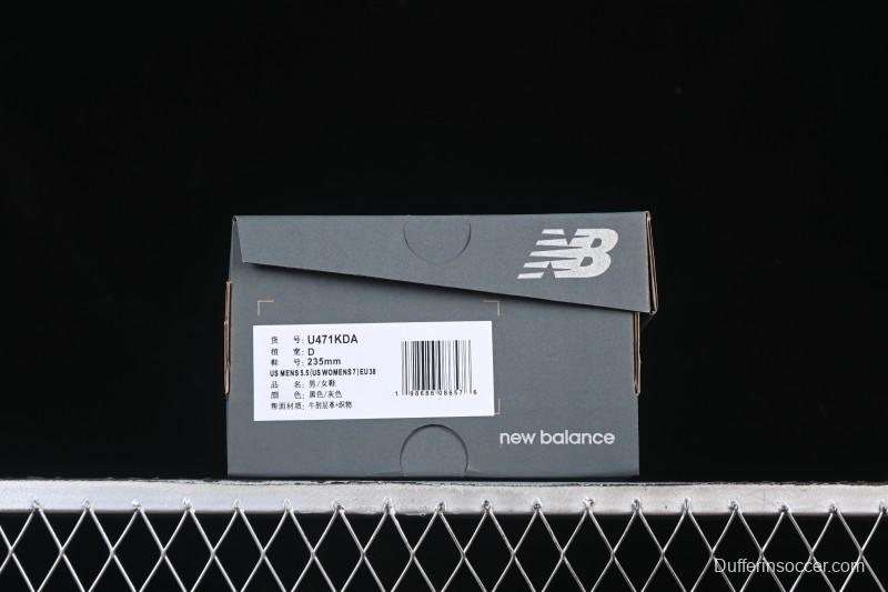 New Balance 471 Series Fabric and Leather Lifestyle Casual Shoes - U471KDA