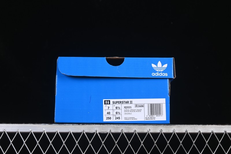 Adidas Originals Superstar II Casual Sneakers with Shell Toe Design - JQ3221