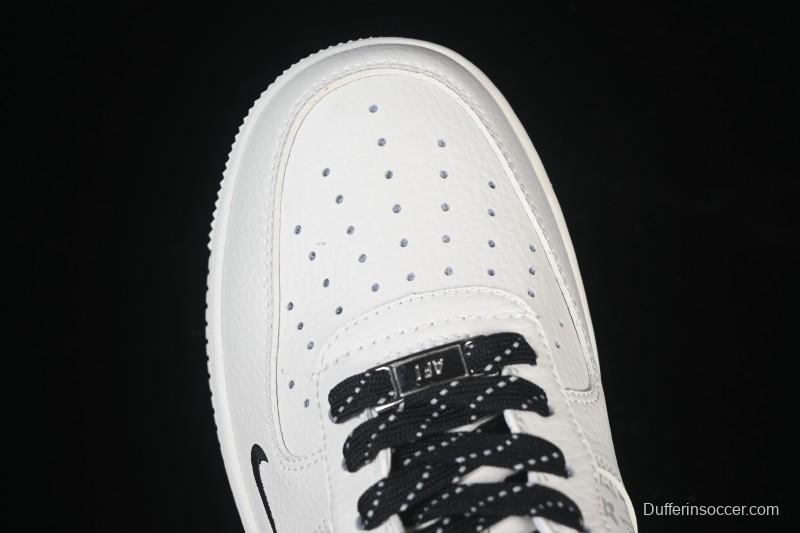 Nike Air Force 1 '07 Low LV Collaboration Off-White Small Swoosh Casual Sneakers - CS5288-035
