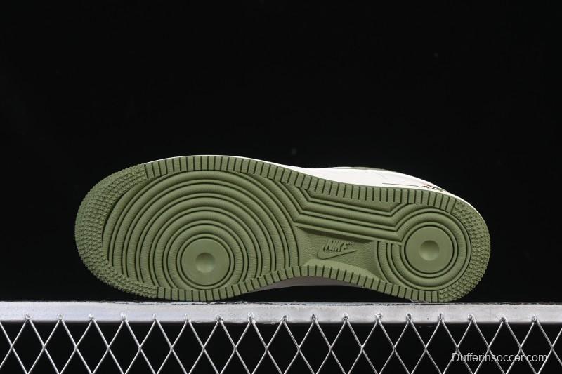 Nike Air Force 1'07 Low Gucci Collaboration Military Green Multi-Color Low-Top Casual Sneakers - XX3168-211