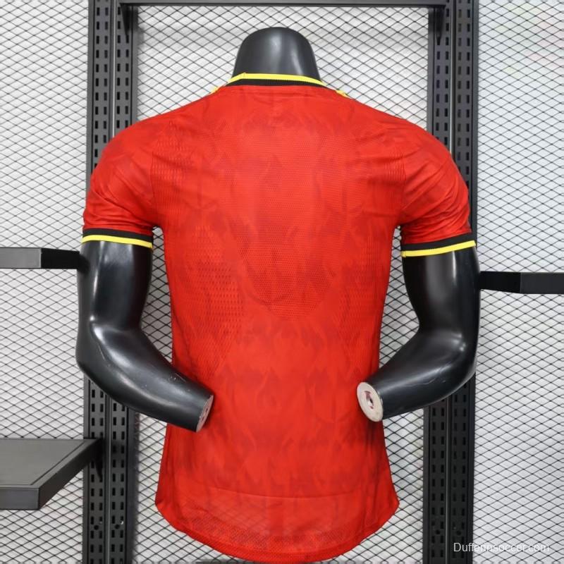 Player Version 2025 Belgium Home Jersey