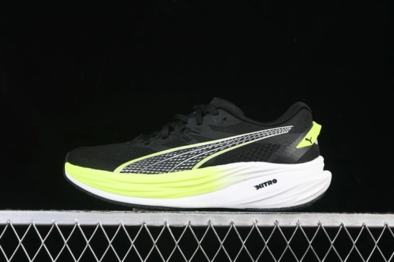 Puma Deviate Nitro 3 Running Shoes with Comfort Grip and Low-Top Design - 378449-03