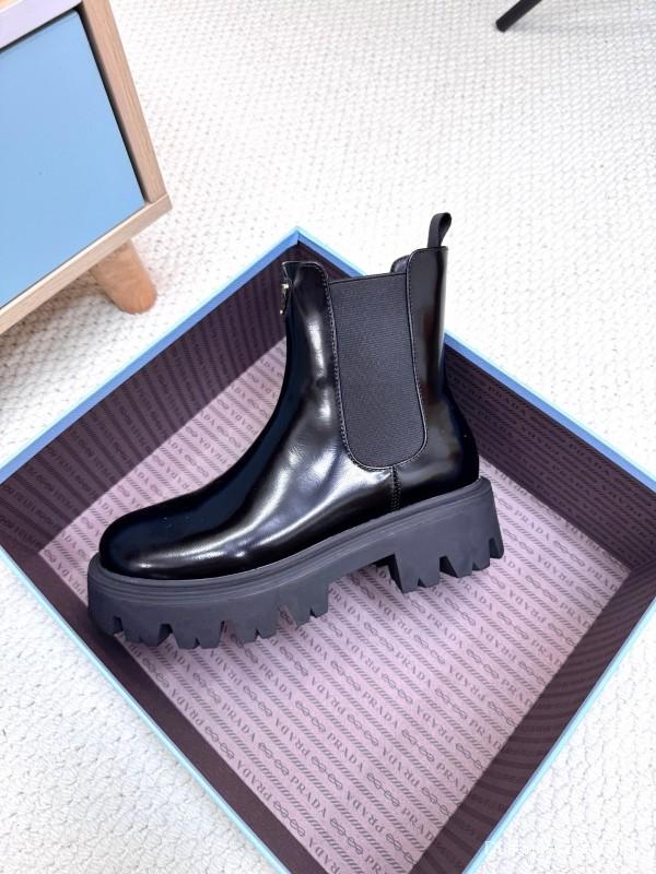 Prada Spring/Summer 2025 Platform Ankle Boots - LY0340