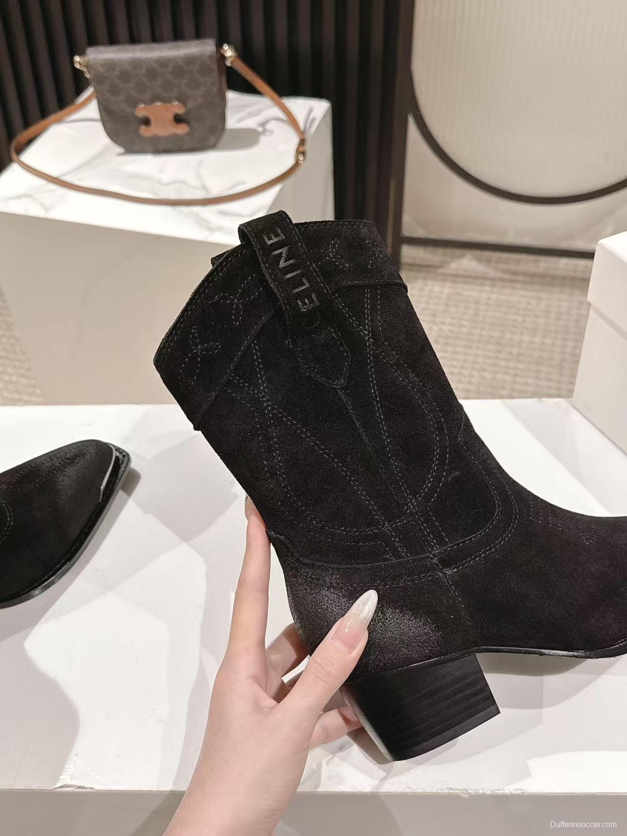 CELINE Fashion Boots 2025 SS Collection with Arch of Triumph Logo - LY00440