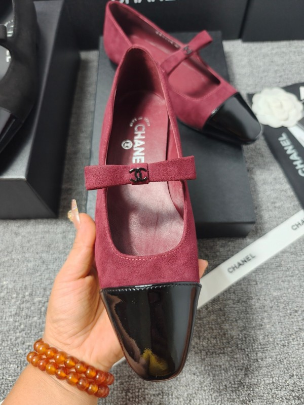 Chanel Classic Slingback Bow Flats - LY00290