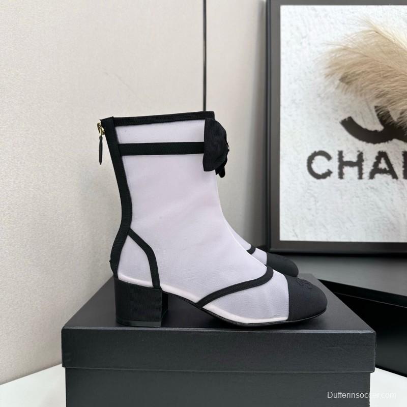 Chanel Classic Bow Ankle Boots - LY00