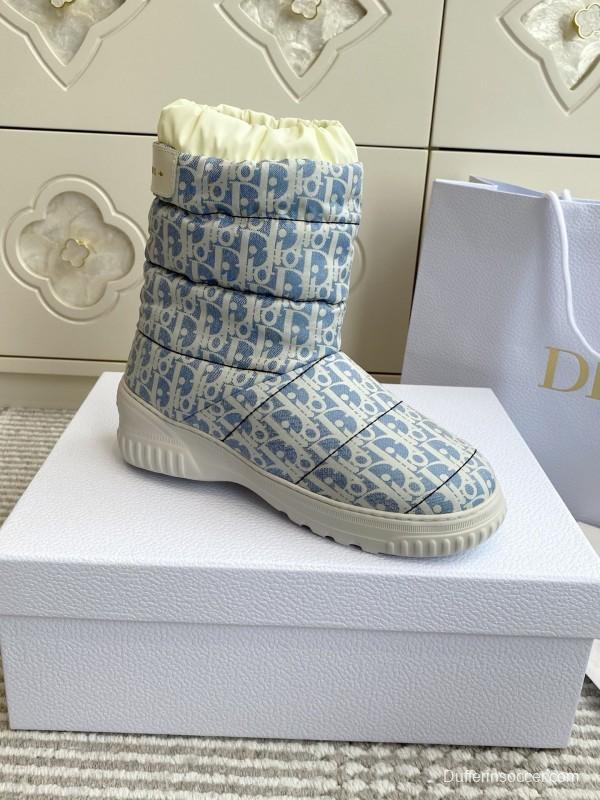 Dior Frost Ankle Boots Wool Platform Snow Boots - KFY00300