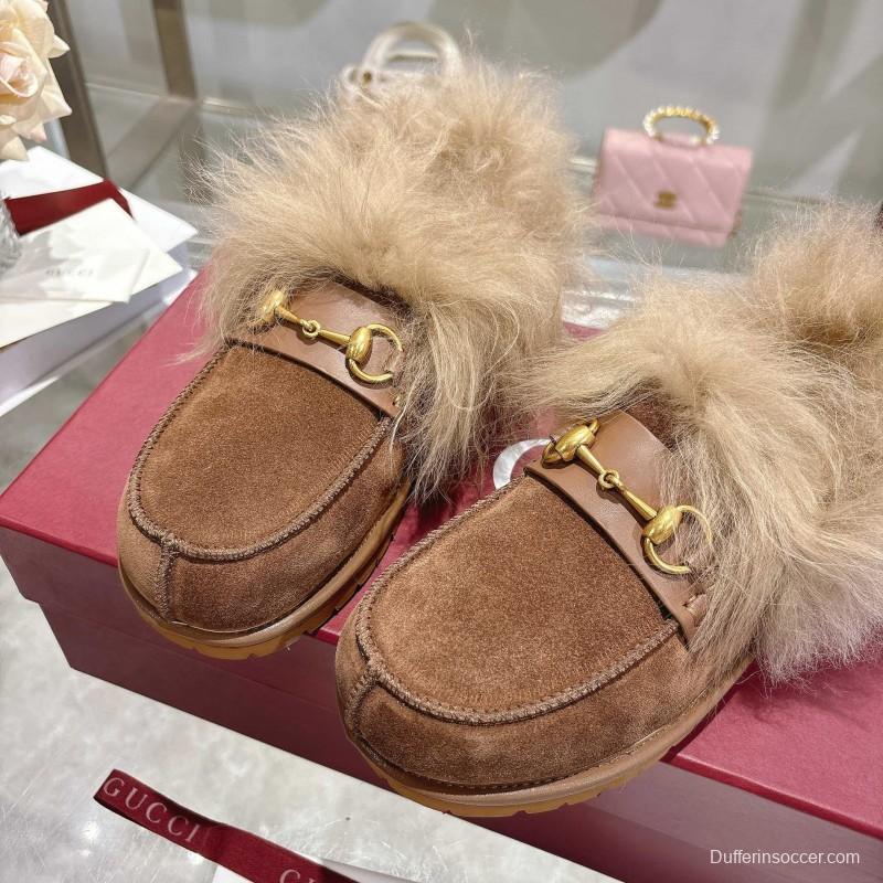 GG Wool Fashion Snow Boots with Merino Wool Lining - KFY00290