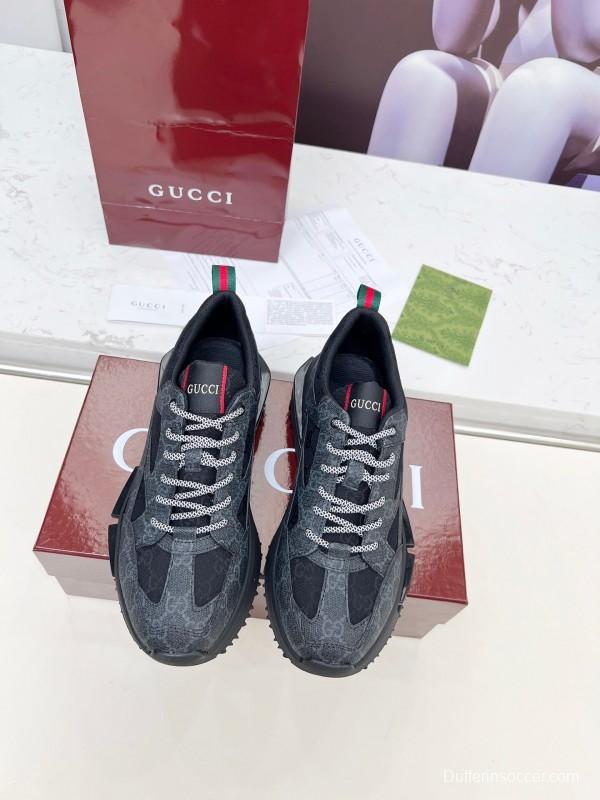 Gucci 2025/SS 2.0 Sneakers with Reflective Stripes and Retro Design - LY00320