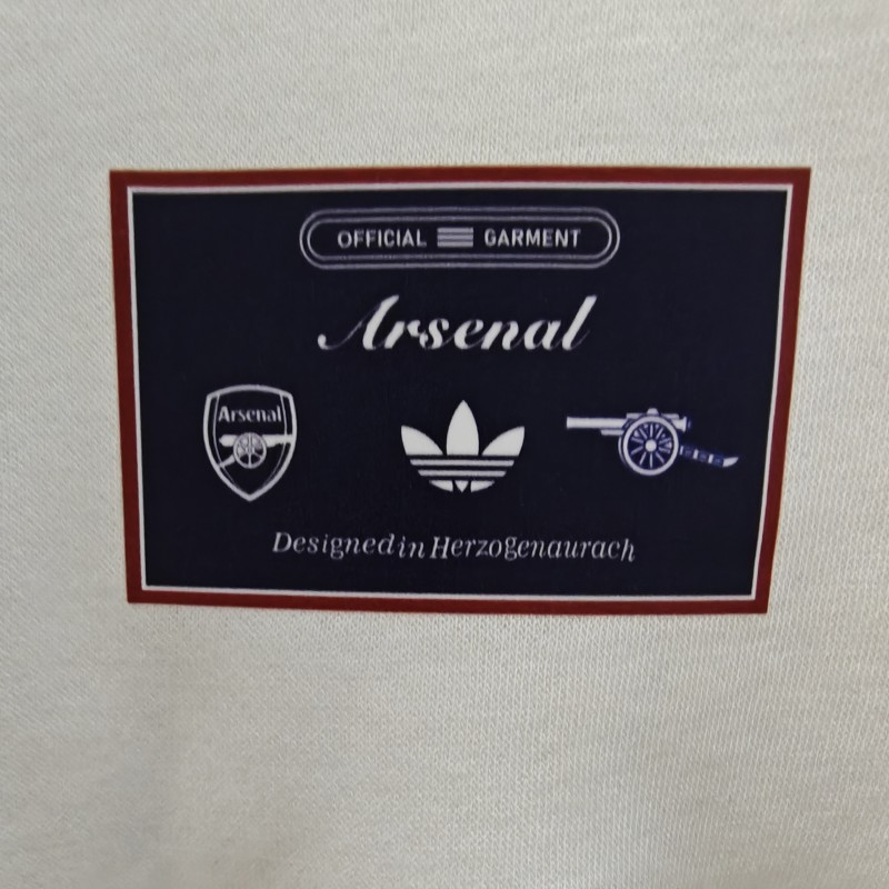 25/26 Arsenal Embroidered Logo Hoodie 7 Colors