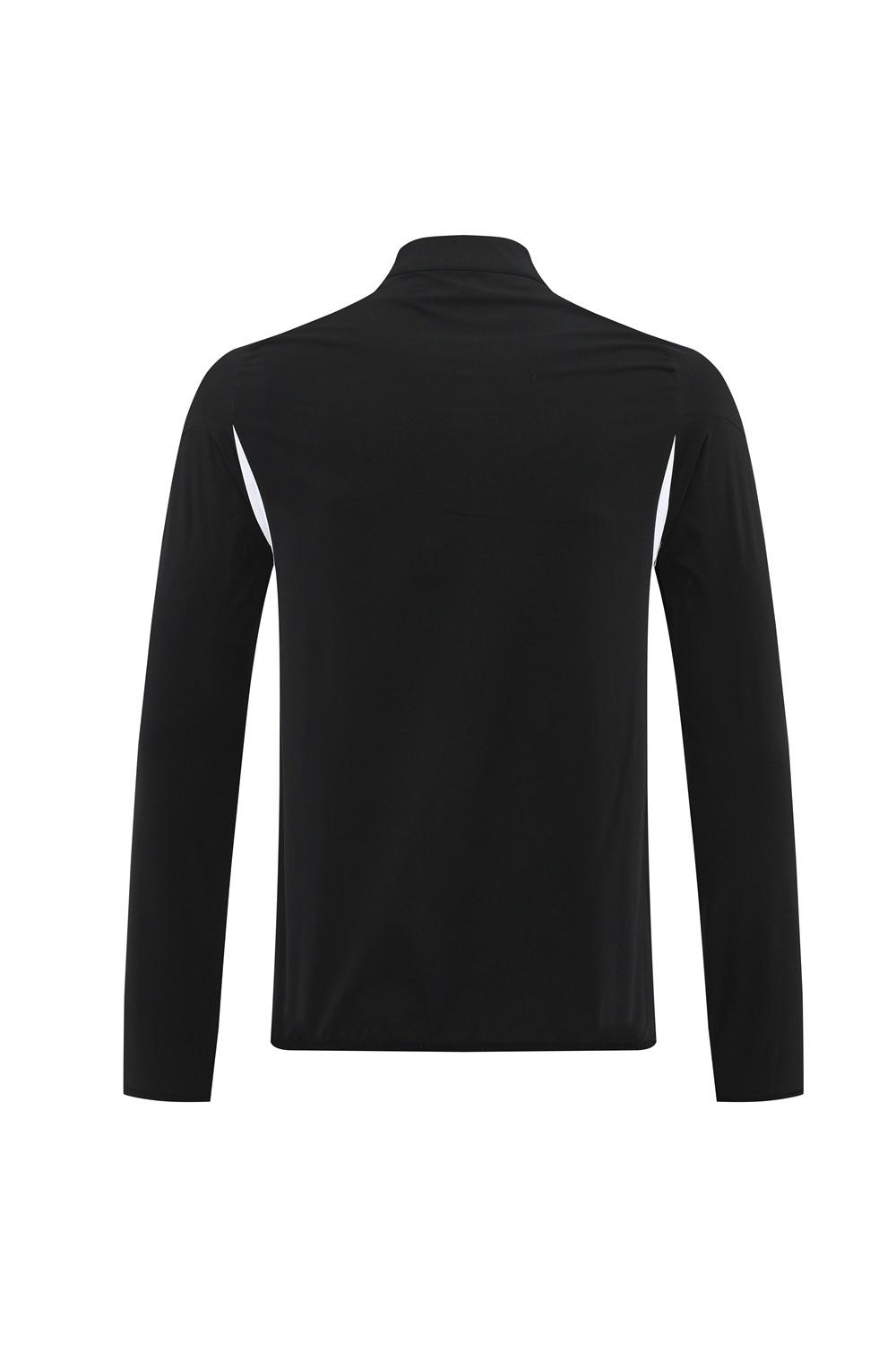 25/26 Liverpool Black S-2XL Half Zipper Jacket+Long Pants