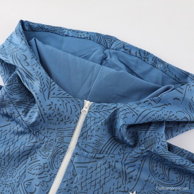 25/26 Olympique Marseille Half Zipper Jacket+Long Pants S-2XL