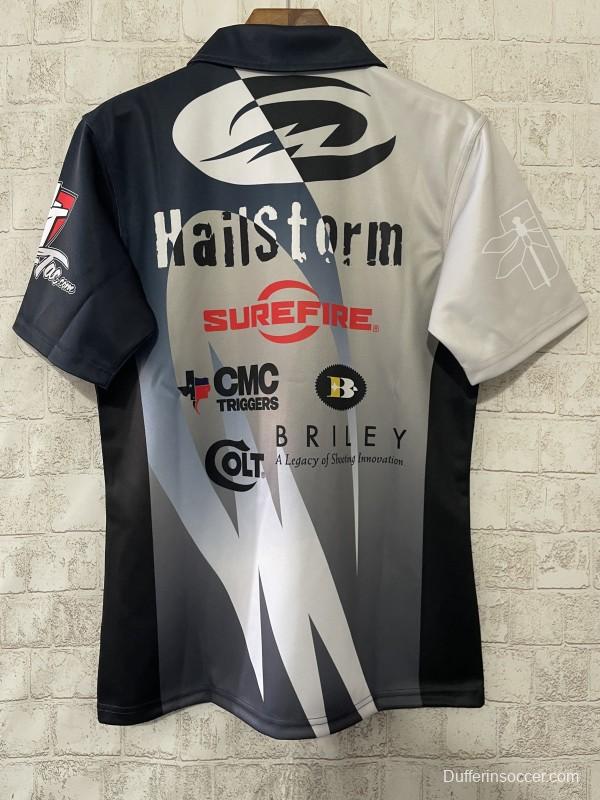 25/26 Shooting Sports Black and White with Abstract Pattern Shooting Jersey