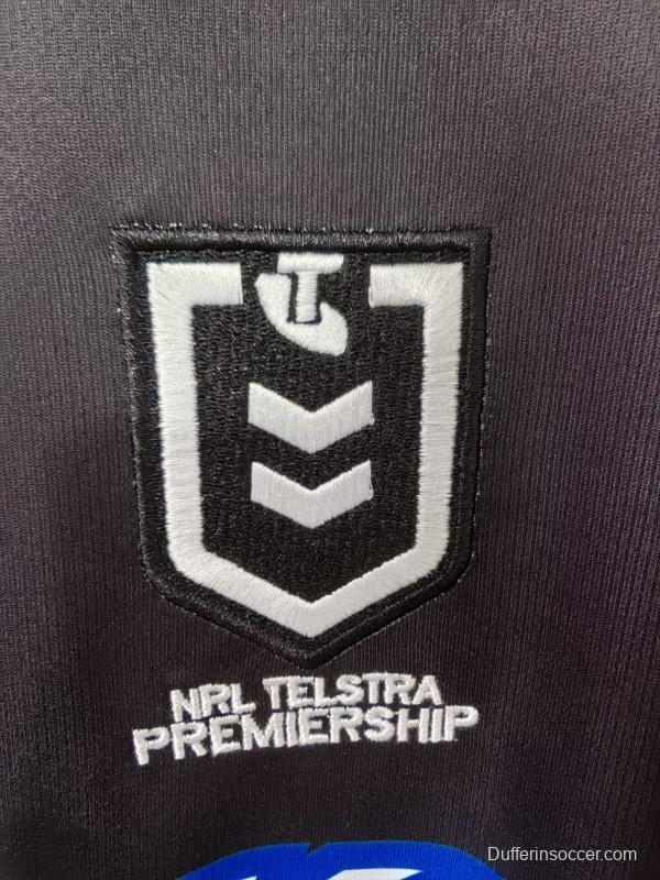 25/26 Redcliffe Dolphins Black with Sunset Pyramid Indigenous Jersey