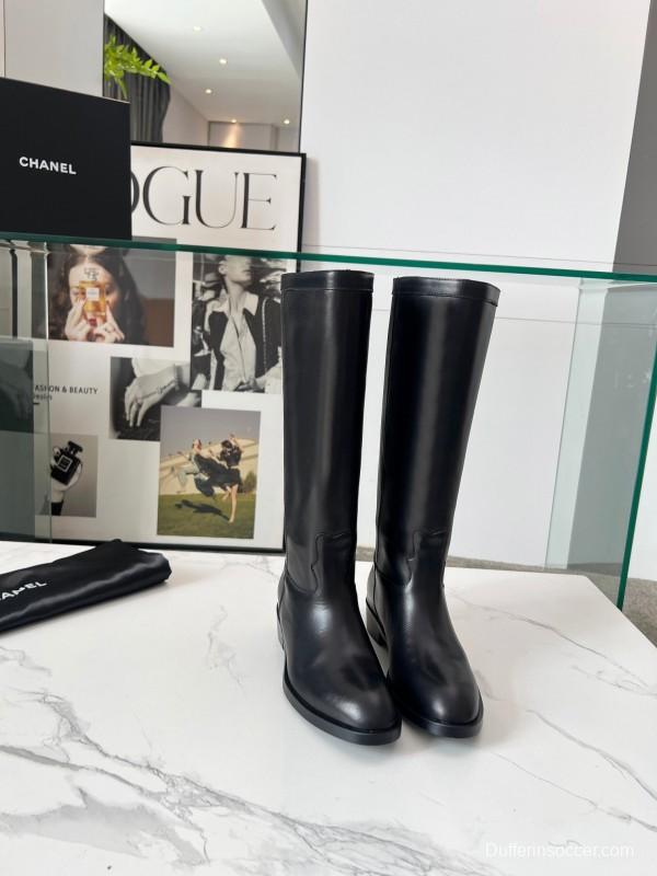 Adidas 2025 SS Western Suede Patchwork Slip-On Riding Boots - LY00400