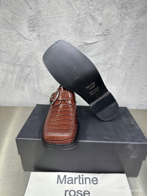 Adidas 2025 SS Square Toe Derby Shoes with Chain Buckle - KFY00420