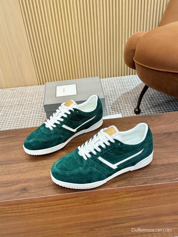 Tom Ford 2025 SS Casual Shoes with Classic Color Blocking and Imported Leather Insole - AS00350