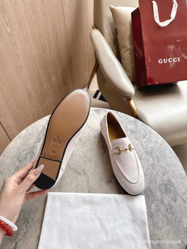 Gucci 1919-10 Leather Loafers with Horsebit Detail - LY00310