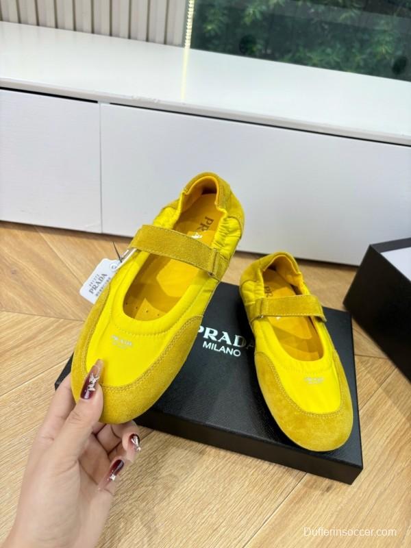 Prada Metal Toe Thin Sole Training Shoes Casual Shoes - LY00260