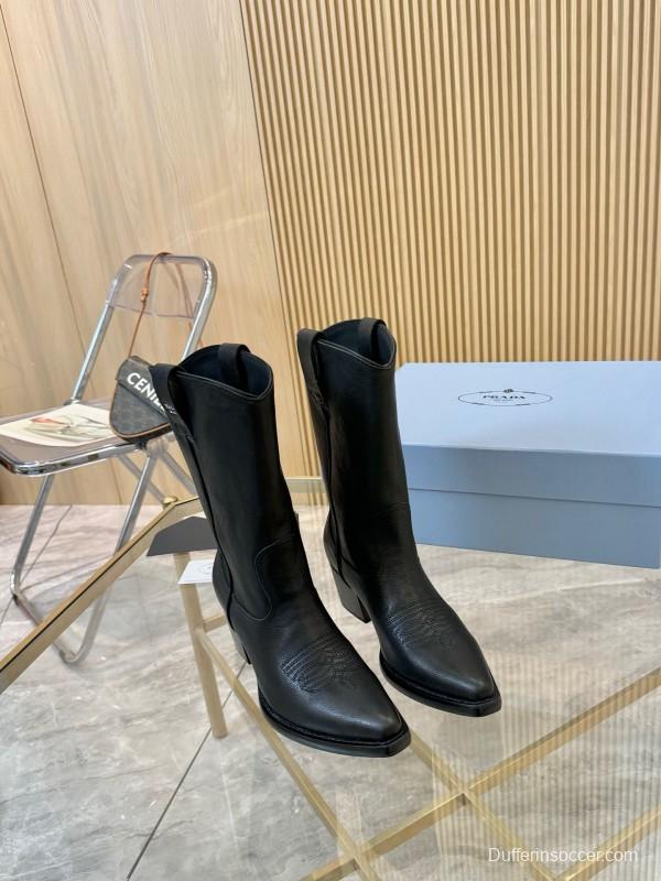 Prada Classic Pointed Boots 2025 SS - LY00370/LY00440