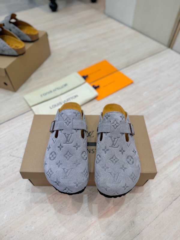 Louis Vuitton Louis Vuitton × BIRKENSTOCK Boston Soft Sole Mule Slippers - KFY00300