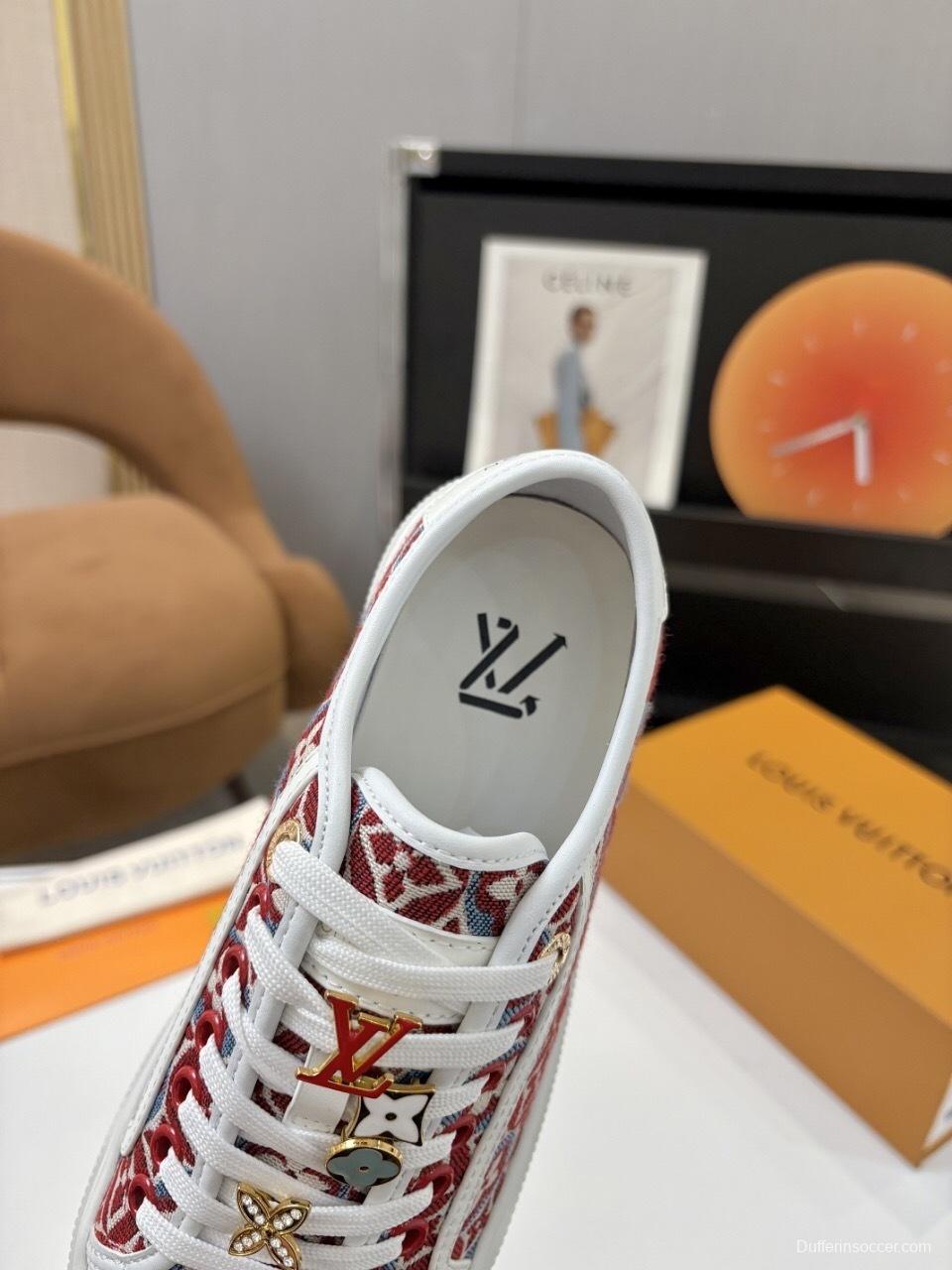 Louis Vuitton Lagoon Series Denim Sneakers with Buckle - AS00300