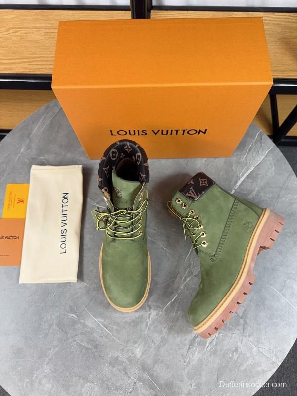 Timberland 6-Inch Monogram Ankle Boots Waterproof Suede Collaboration - LY00380