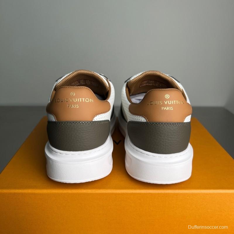 Lv Beverly Hills Low Top Fashion Sneakers Men's Shoes - YC