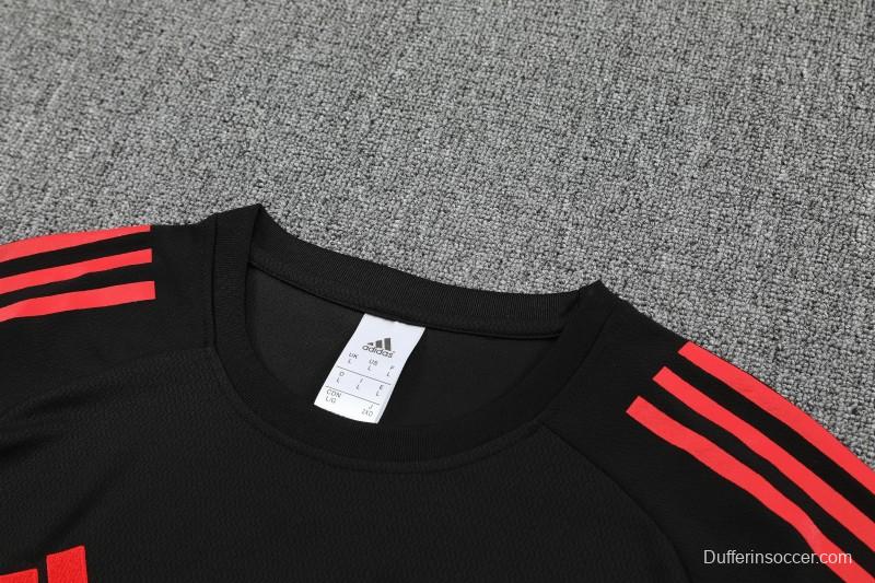 25/26 Liverpool Black Short Sleeve Jersey+Shorts