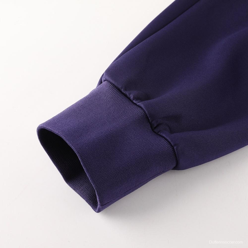 24/25  England Purple Full zipper Jacket Tracksuit+ long pants