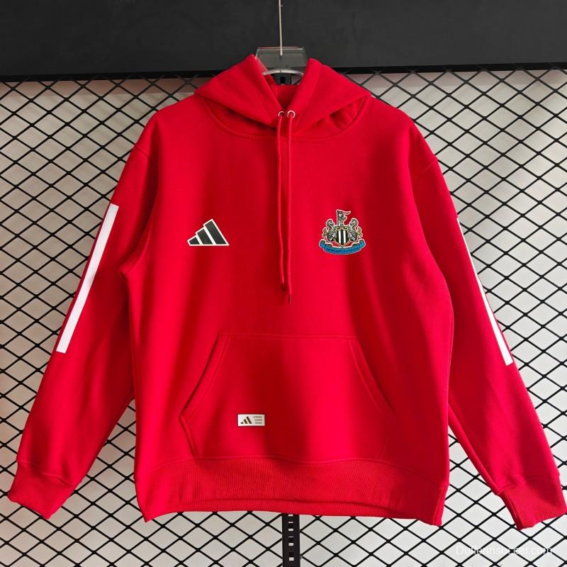 25/26 Newcastle United Embroidered Logo Hoodie 9 Colors