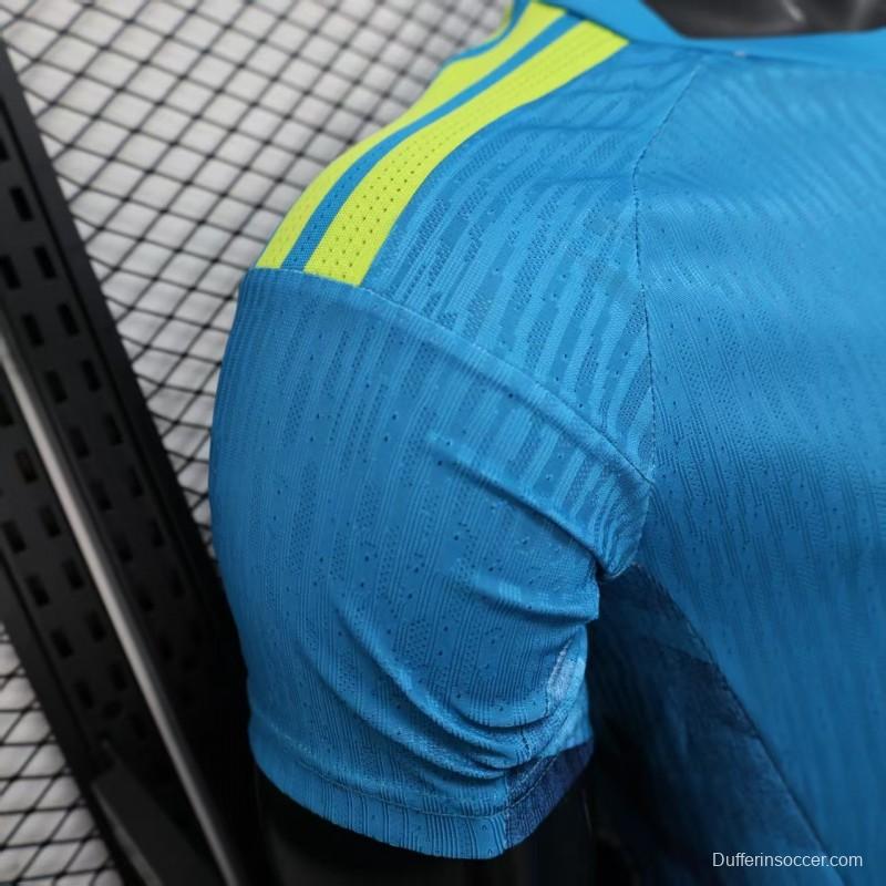 2026 Player Version Spain Away Blue Jersey
