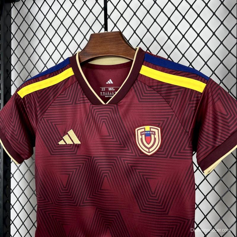 2026 Kids Venezuela World Cup Home Kit