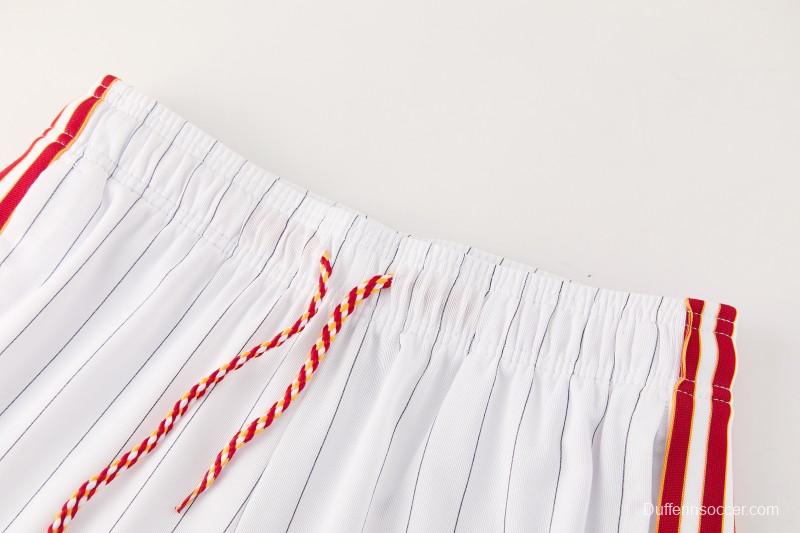 26/27 AS Roma White Short Sleeve+Soccer Shorts