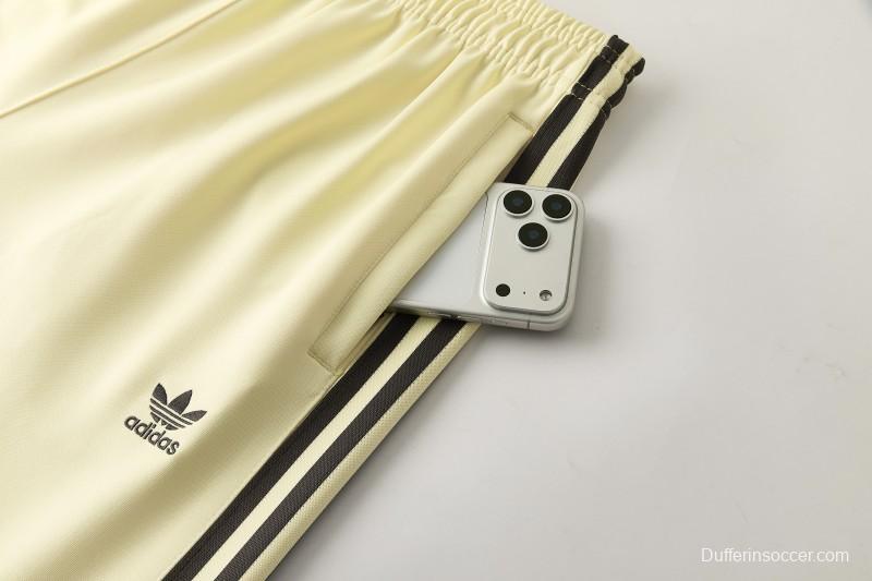2026  Adidas Apricot Full Zipper Jacket + Long Pants