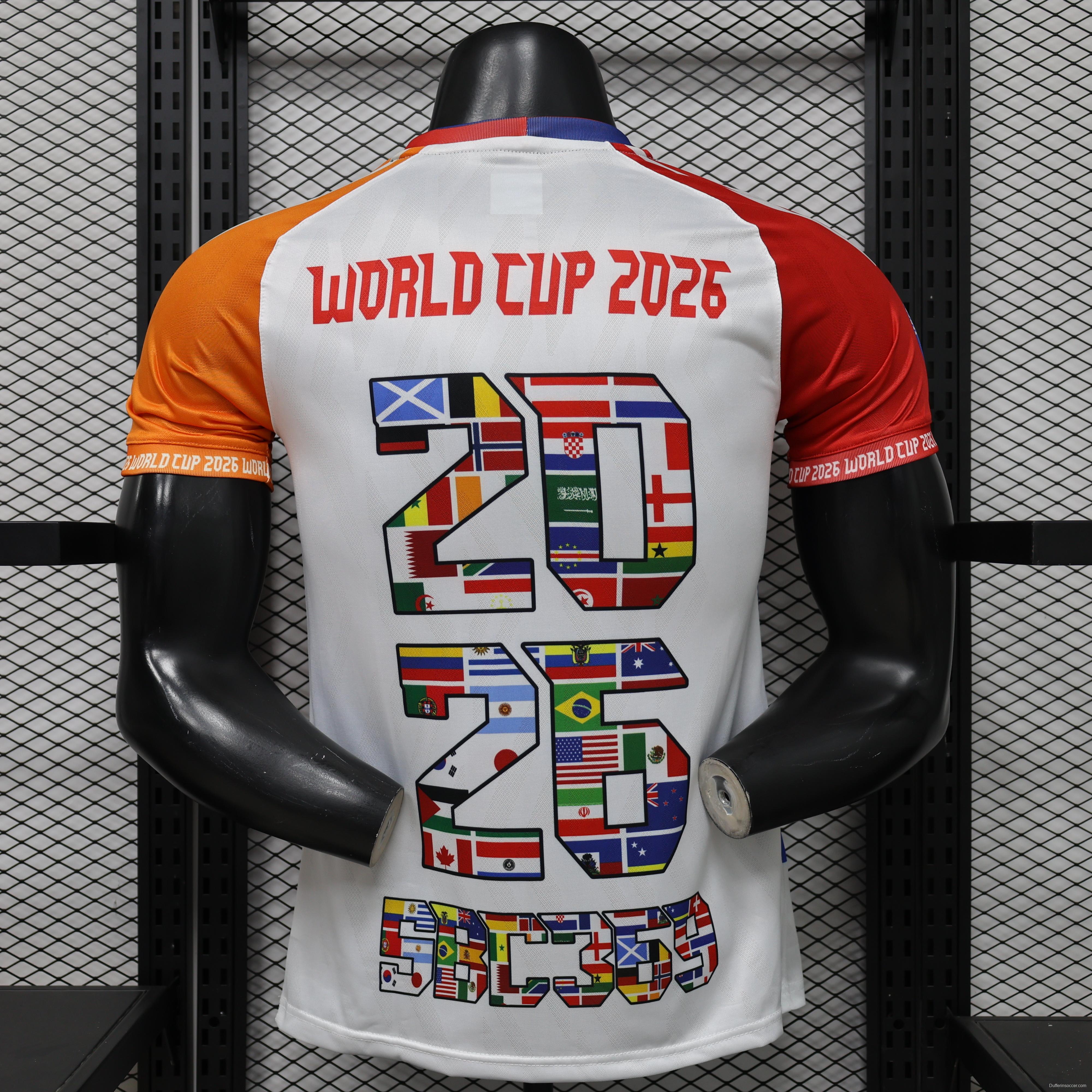 Player Version 2026 FIFA World Cup Multi-National Teams Colorblock Mashup Special Edition Jersey