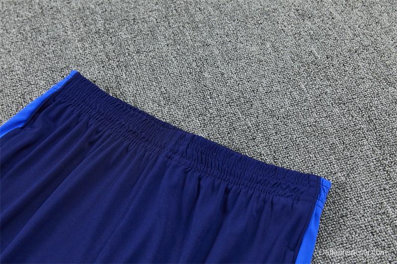 2026 Inter Milan Royal Blue Half  Zipper Jacket Tracksuit + Long Pants (Nike)