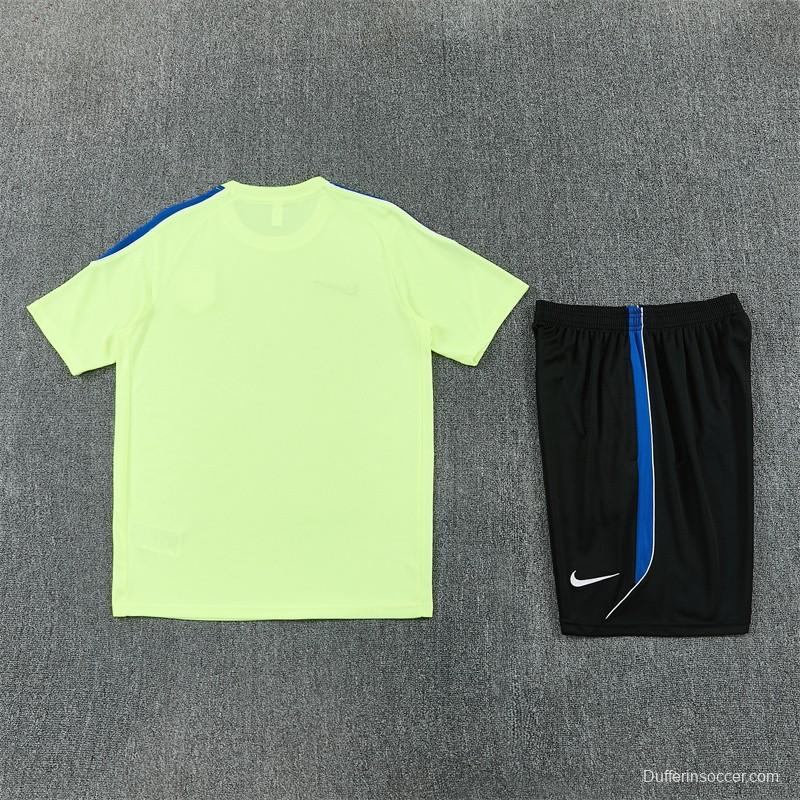 2026 Atletico Madrid Fluorescent Green Short Sleeve+Soccer Shorts