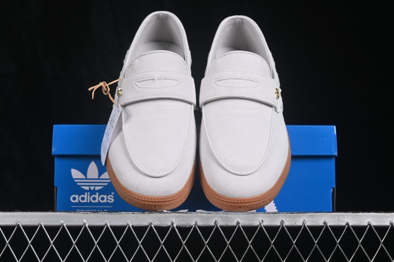 Adidas Handball Spezial Loafer Retro Casual Shoes with Suede Upper and Gum Sole - KJ0640