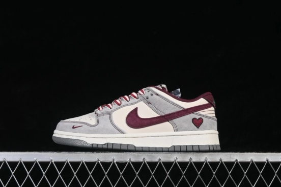 Nike SB Dunk Low Valentine's Day Limited Edition Custom Low-Top Skateboarding Shoes - SG6688-009