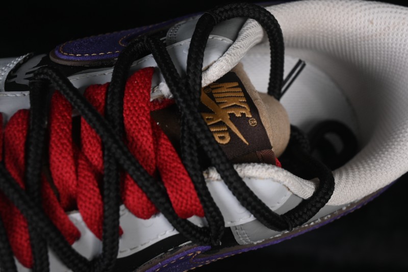 Nike Air Force 1 '07 Low Graffiti Art Sneakers with Hand-Drawn Details and Distressed Finish - LJ8822-121