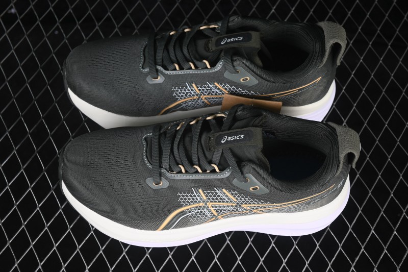 Asics Gel-Kayano 33 Running Shoes with Breathable and Cushioned Design - 1011C167-200