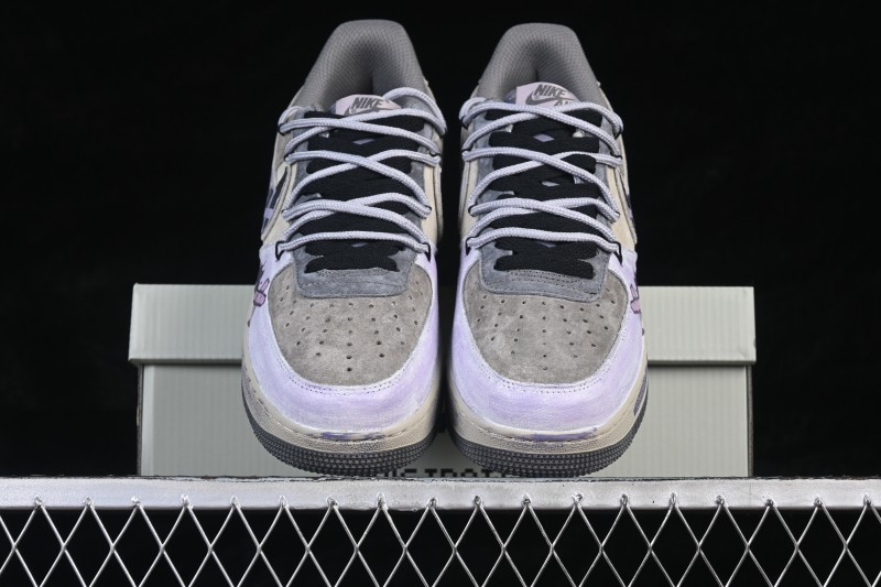Nike Air Force 1 '07 Low Hand-Painted Band-Aid Sneakers with Retro Distressed Leather - YD2425-066