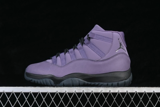 Nike AJ11 Canyon Purple Retro Basketball Shoes with Full-Length Air Cushion - IO8961-553