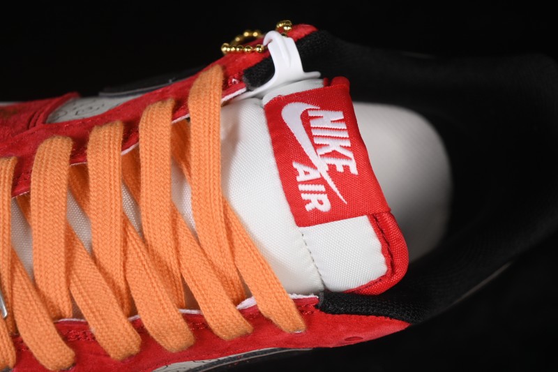 Nike Air Force 1 '07 Low Chinese New Year Running Shoes with White Red Gold Splatter Design - JP2026-157