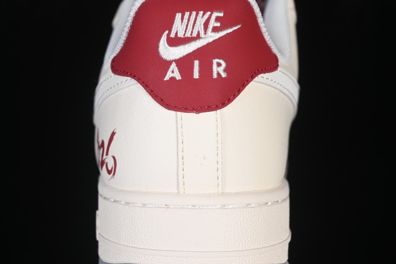 Nike Air Force 1 '07 Low Year of the Horse Limited Edition Red-White Contrast Casual Sneakers - JP2026-151