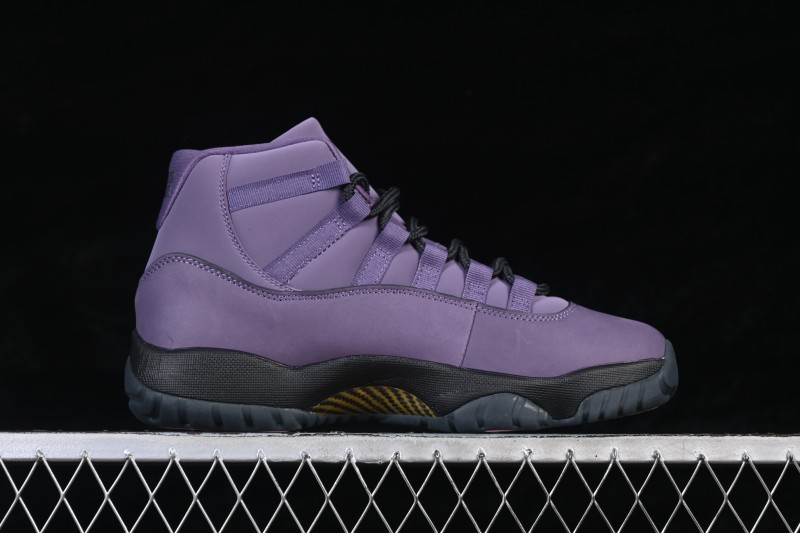 Nike AJ11 Canyon Purple Retro Basketball Shoes with Full-Length Air Cushion - IO8961-553